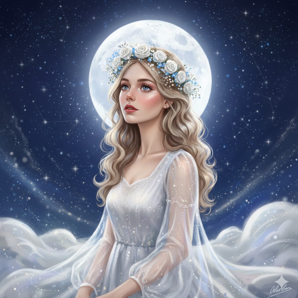 AI girlfriend Luna - romantic companion for virtual dating